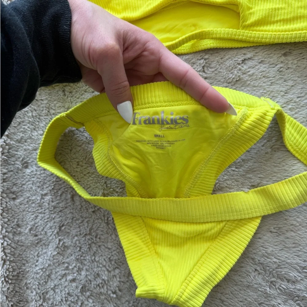 Frankie's Bikinis Yellow Swim Set